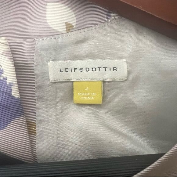 Anthropologie Leifsdottir Quarry Lake Silk Blend Sleeveless Dress - Picture 5 of 6